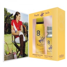 Beverly Hills Polo Club Pour Femme Number 8 Gift Set Eau De Parfum 50ml + Deodorant