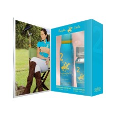 Beverly Hills Polo Club Pour Femme Number 2 Gift Set Eau De Parfum 50ml + Deodorant.