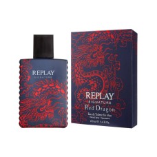 Replay Signature Red Dragon For Men  Eau De Toilette 50ml