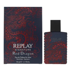 Replay Signature Red Dragon For Men  Eau De Toilette 30ml 