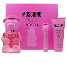 Moschino Toy 2 Bubble Gum Gift Set Eau De Toilette 50ml, Shower Gel and Body Lotion